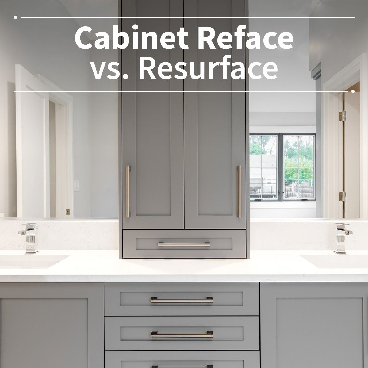 Cabinet Reface vs. Resurface