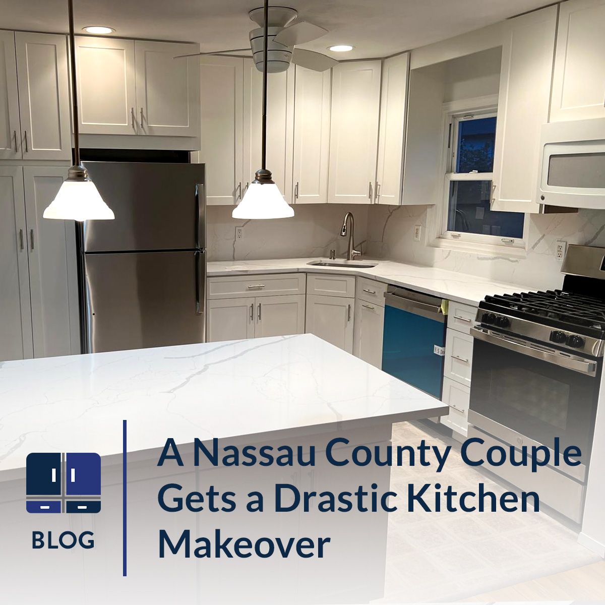 A Nassau County Couple Gets a Drastic Kitchen Makeover